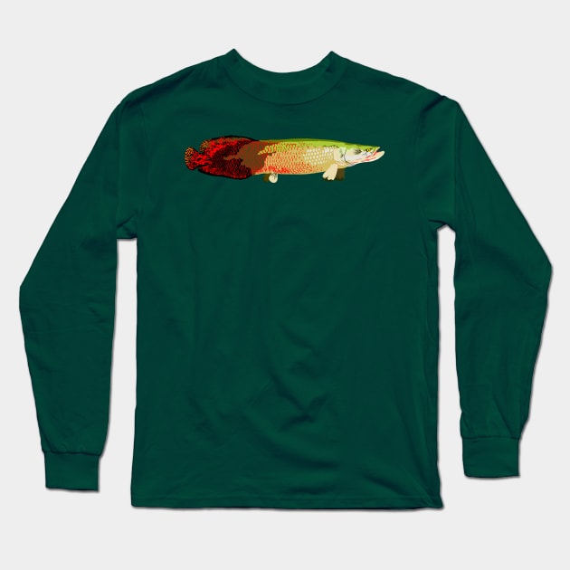 Arapaima Long Sleeve T-Shirt by stargatedalek